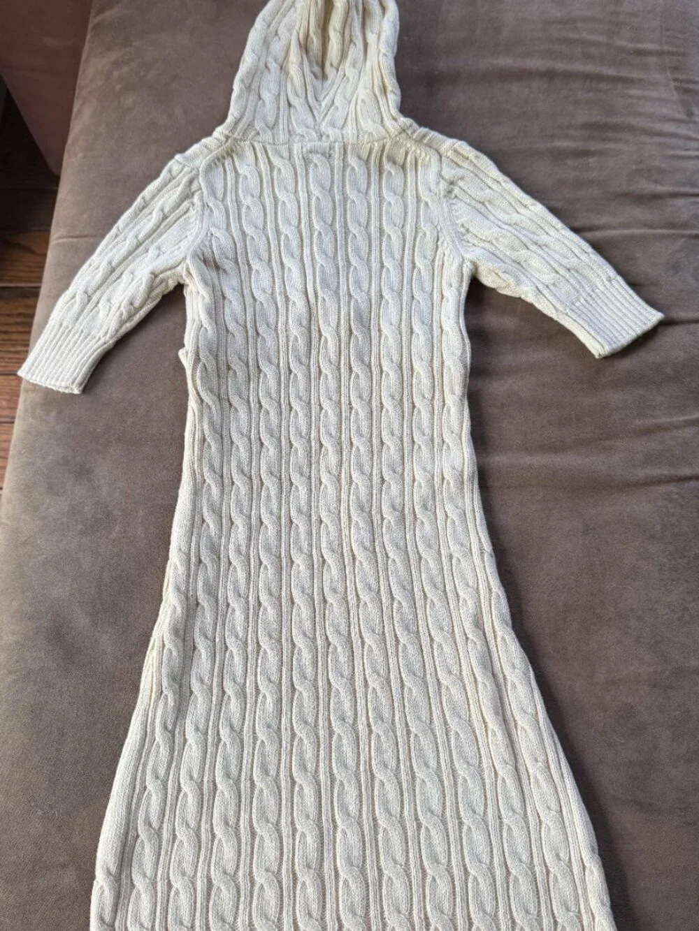 Baby Gap 3-6 month Sweater Sack long-sleeves button at top of sack
